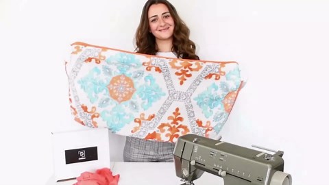 DABLINE 13 PCs Quilting Template Set Includes 8 Quilting Templates, Quilting Frame/Gloves/Stickers/Guide. Free Motion Quilting Rulers and Templates