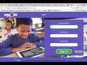 Accessing myon English 1