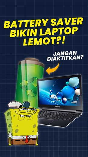 Pake Mode Battery Saver, Performa Turun? #pc #laptop #windows