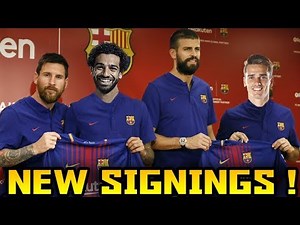 FC Barcelona TRANSFER Targets 2018 (TOP 10) Transfer News ft. Salah Martial Griezmann