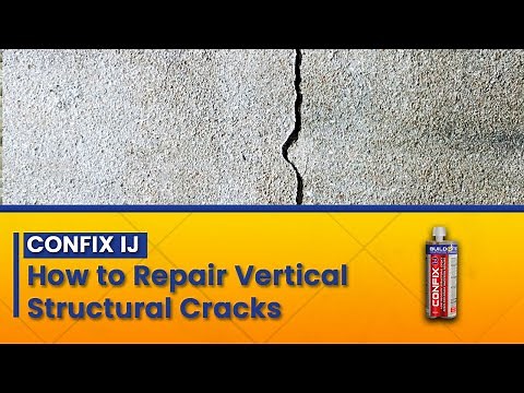 Confix IJ: How to Repair Vertical Cracks on Slabs, Columns, and Walls