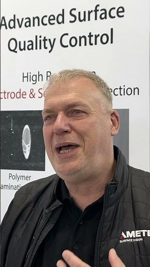 AMETEK Surface Vision | The Battery Show Europe 2025