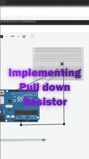 Implementing Pull down Resistor Arduino and Push Button