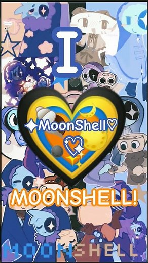 I'm honestly so obsessed with #moonshell !✨🌑🌙🌕🐚🧡💙💛🖤