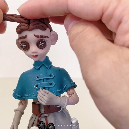 200K views · 1.6K reactions | Doctor Emily Dyer from Survival Horror Game IDV ‍⚕️Clay Figure Tutorial 嗢 | DEEPFLAME | Facebook