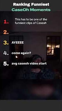 Ranking CaseOh's Funniest Moments 💀 #caseohfunnymoments