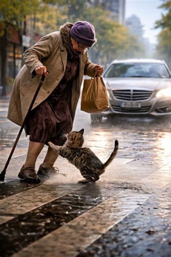 The Stray Kitten Who Saved a Life 🐱❤️