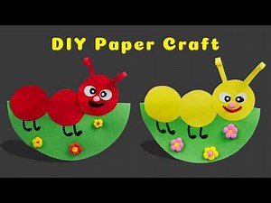 How To Make Paper Ant | Paper Ant Making | EASY Paper craft ideas