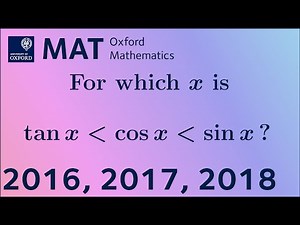 2016—2018 past papers | MAT livestream 2024