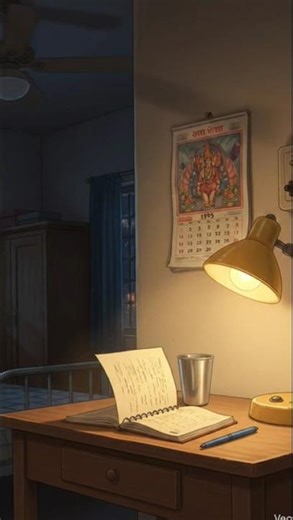 When Nights Were This Simple 🌙📖 | 90s Study Vibes