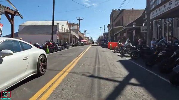 Epic Motorcycle Ride Through a Wild West Town!