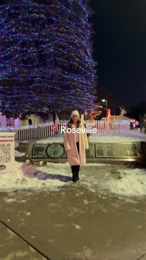 Tree Lighting Ceremonies in the 13th House District 🌲 🌲 🌲 #treelighting #christmastree #outdoortree #snowyday #macombcounty | State Representative Mai Xiong
