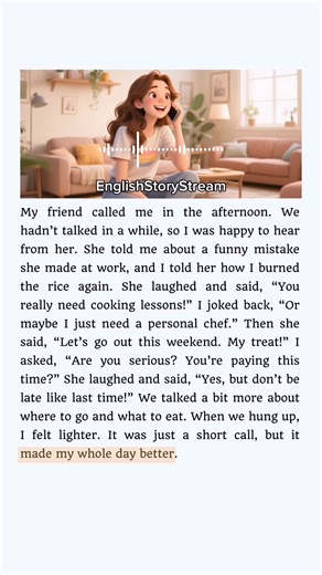 126K views · 4.8K reactions | Talking to my Friend after a long time - English storytelling  #English #englishstory #storytelling #learnenglish | English StoryStream | Facebook