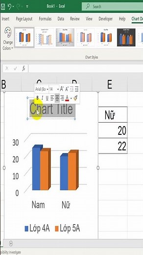 How to create a column chart in Excel #shorts #viral #exceltips