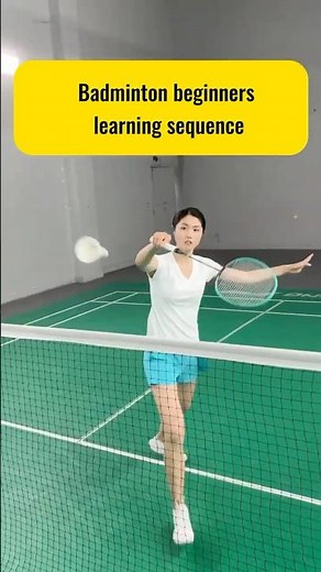 Badminton beginners learning sequence #badminton