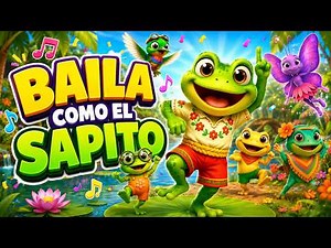 🐸 El Baile del Sapito | Baila Como El Sapito 🎵 Canción Infantil de Baile y Movimiento