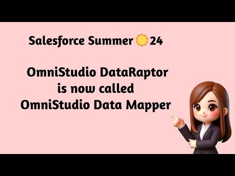 Salesforce Summer ☀️ 24 - OmniStudio DataRaptor is now called OmniStudio Data Mapper