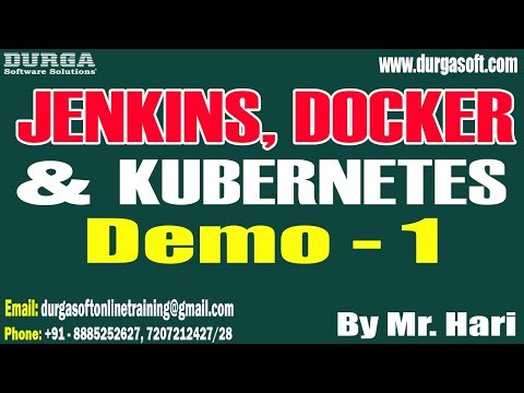 JENKINS, DOCKER & KUBERNETES tutorials || Demo - 1 || by Mr. Hari On 22-12-2025 @8PM (IST)