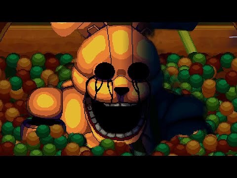 FNAF Into The Pit AFTON ENDING - SOMEONE GOT SPRINGLOCKED.