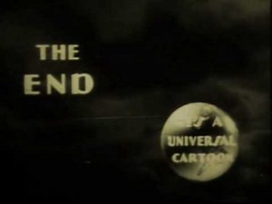 Universal cartoon end logo - 1931