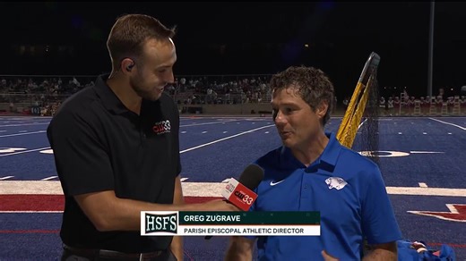 For the first time, the CW33 High School Football Showdown emanated from the blue field at Parish Episcopal School. Athletic Director Greg Zugrave joined Daniel Esteve on Friday at halftime to talk about all of the great things happening with the Panthers. | CW33 TV