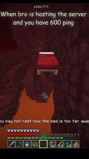 This Server Might Be A Bit Laggy… #shorts #minecraft #meme