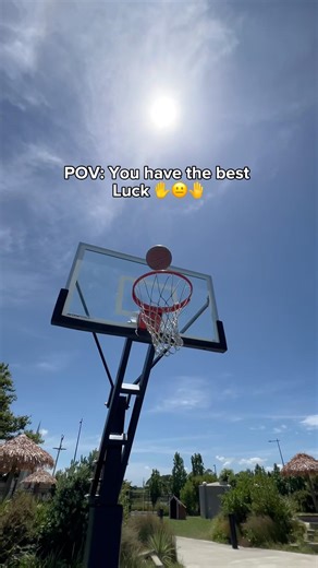 Always when it’s game point too 😭😭 #ebmhoops #basketball #nba #lucky