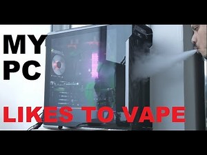 How to test PC airflow - with a vape mod phanteks Evolv X #1