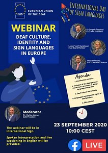 Deaf culture, identity and sign languages in Europe - European Union of the Deaf