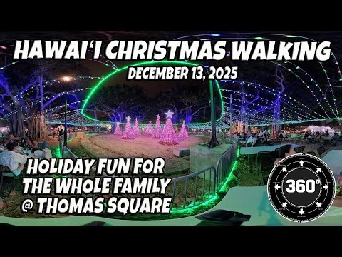 Virtual 360° Holiday Lights Festival Walk – Thomas Square (Dec 13, 2025)