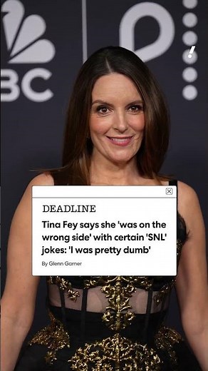 Tina Fey realized she ‘was on the wrong side’ with certain ‘SNL’ jokes: ‘I was pretty dumb’