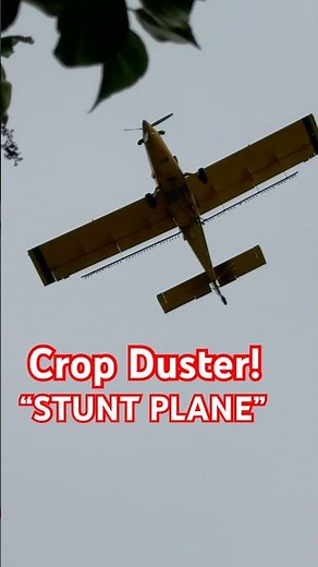 Slow & Low: Crop Duster Flies Over
