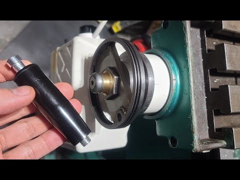 Powermatic Millrite milling machine power feed installation