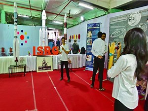 20K views · 127 reactions | 3-day space exhibition organised by ISRO begins in Pune. Models of rockets and satellites used by ISRO are on display in the exhibition. | The Times of India | Facebook