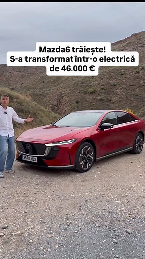 6.4K views · 285 reactions | Inevitabilul s-a produs: și Mazda6 a devenit electrică. Sedanul japonez folosește o platformă complet nouă, asiatică, ce va naște multe provocări pentru clientul tradițional Mazda. #mazda #mazda6 #mazda6electric | Bogdan Mirica | Facebook