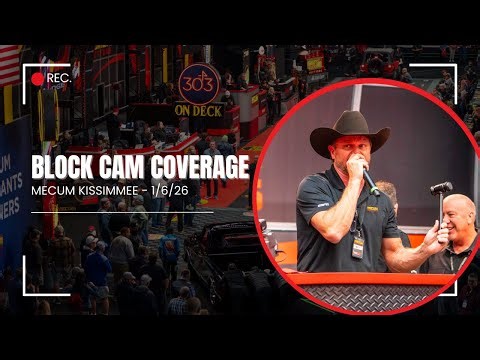 Mecum Kissimmee Live Block Cam: Tuesday, Jan. 6, 2026