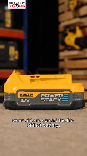 37K views · 213 reactions | What makes DeWALT POWERSTACK a revolutionary battery technology? 廊 Compatible with the full 18V XR DeWALT range of tools and chargers, these exceptional batteries provide a whole new kind of portable power. #ukplanettools #dewalt #dewalttools #powerstack #batteries #batterycharging #toolsofthetrade #toolsforlife | UK Planet Tools | Facebook