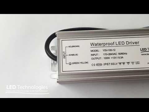 LED Driver 100w 12v 8.3 Amp (IP67) | 100.570