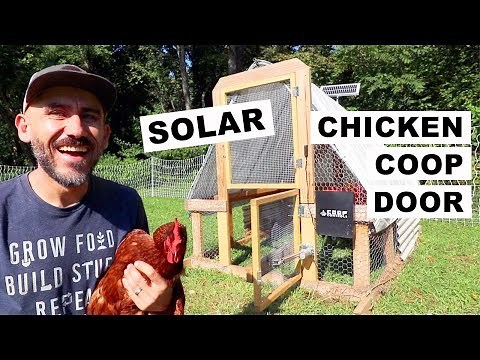 Automatic (SOLAR) Chicken Coop DOOR | INSTALL