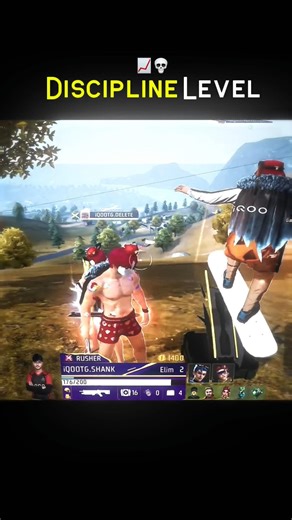 DISCIPLINE LEVEL 📈💀 #tgesports #shorts #tgmafia #tgshanky #tgdelete #tgaztec #fozyajay #freefire