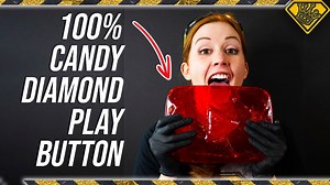 Eating a diamond play button for science
