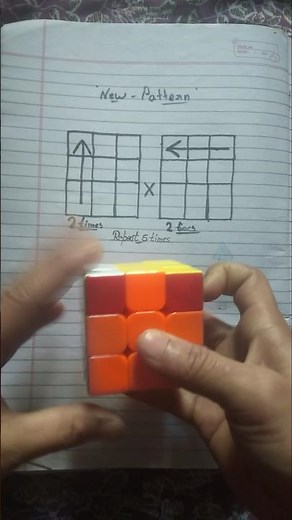 3×3 rubik cube solve (new pattern) #shortvideos #viral #short