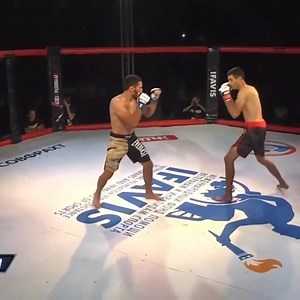 Referee chokes out the fighter after he was knocked out 😬😂 #UFC #MMA (🎥 matchtvchannel) | The MMA India Show