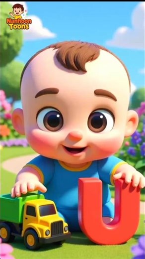 Learn ABC with Toy Truck 🚚 | Alphabet Song U to Z | Kids Learning Part 4 ‪@NanhoonToons‬