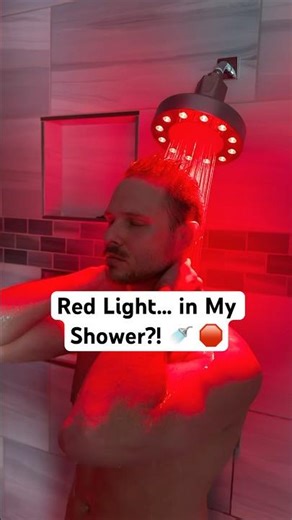 The Healthiest Shower Setup? (Red Light + Filter)