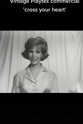 vintage commercial for Playtex #bra #fashion #beauty #vintage #tv #women #history #commercial