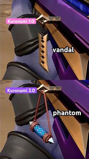 Kuronami 2.0 Buddy on 1.0 Skins #valorant