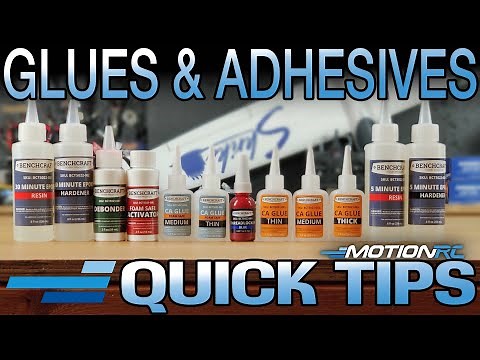 How To Use The Different Types Of Glues For RC | Motion RC Quick Tip