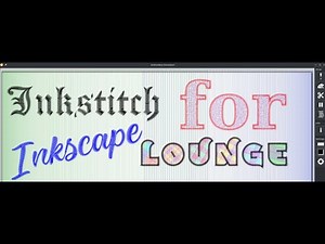 Inkstitch for Inkscape Converting Fill To Satin Stitch Tutorial