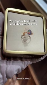 Why Opals Might Be the Perfect Engagement Ring #opalring #engagementring #australianopal #uniquering